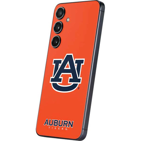 Auburn University Logo Orange Galaxy S25 Skin